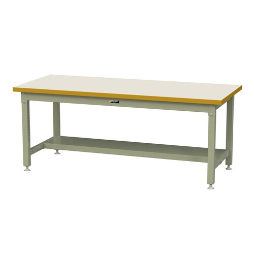 作業台固定SSM−1875T−IG半面棚付メラミン