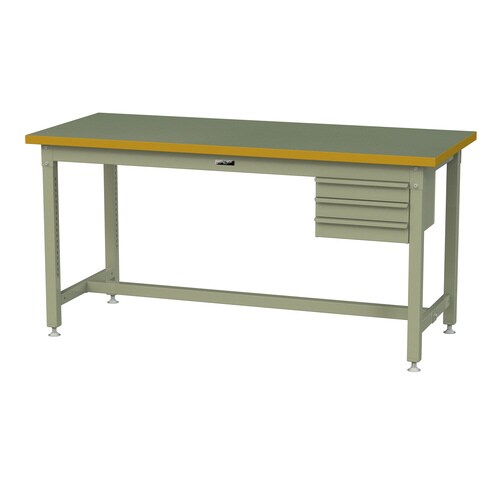 作業台3段引出SSRH1875GG+S3G塩ビ