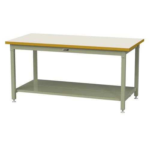 作業台固定SSMH1890TTIG全面棚付メラミン