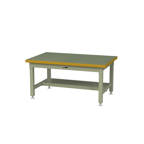 作業台固定式SSRL−1275T−GG半面棚付塩ビ
