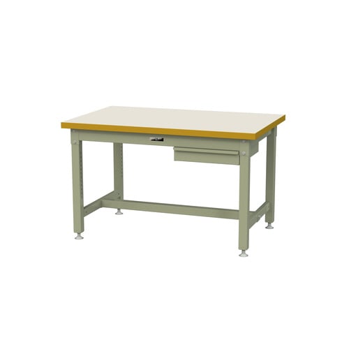 作業台1段引出SSM1275IG+S1Gメラミン