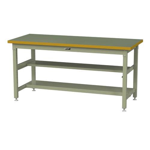 作業台中棚付半面SSRH1875TS1GG塩ビ