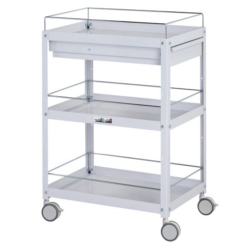 コンビニワゴン3段双輪車WCFCS3P引出コボレ止