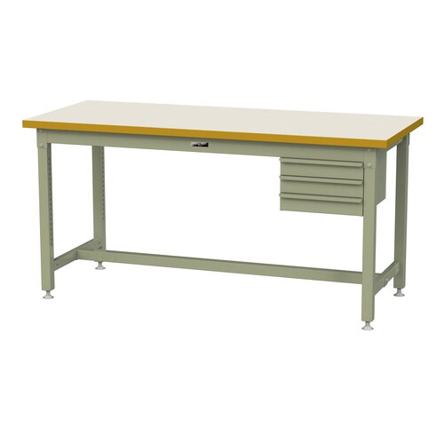 作業台3段引出SSMH1875IG+S3Gメラミ