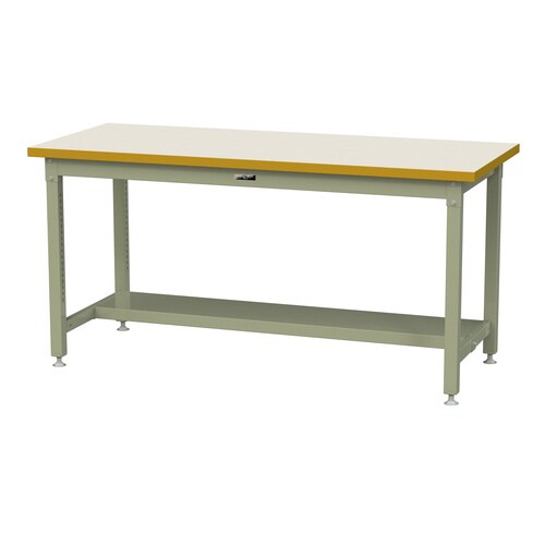 作業台固定式SSMH1875TIG半面棚付メラミン