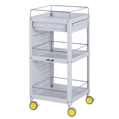 色彩ワゴン3段 CWCLPFC−3−YE