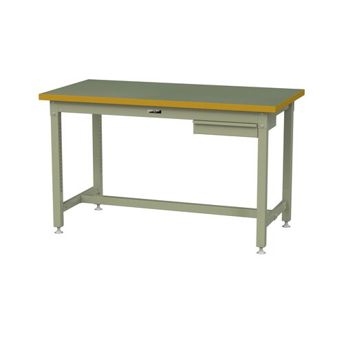 作業台1段引出SSRH1575GG+S1G塩ビ