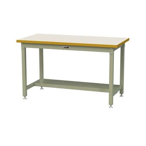 作業台固定式SSMH1575TIG半面棚付メラミン