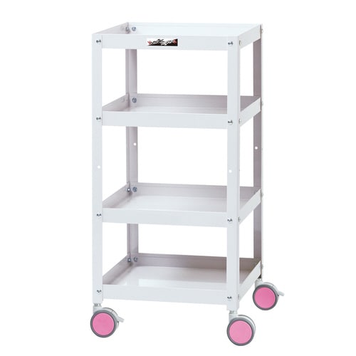 色彩ワゴン4段CWCL−4−RE