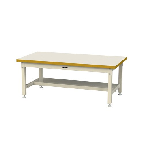 作業台固定式SSML1575TII半面棚付メラミン
