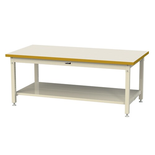 作業台固定式SSM1890TTII全面棚付メラミン
