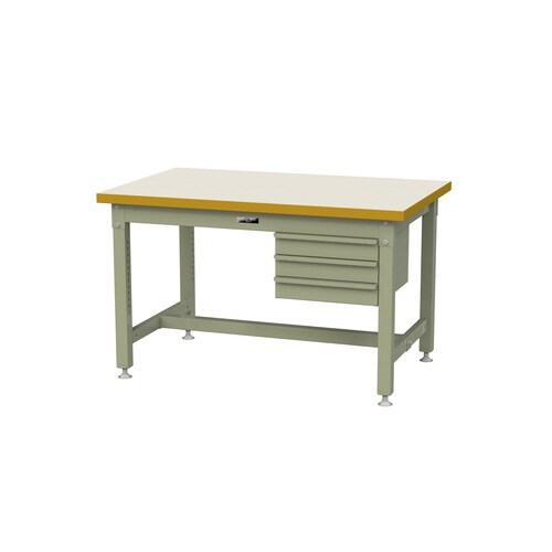 作業台3段引出SSM1275IG+S3Gメラミン