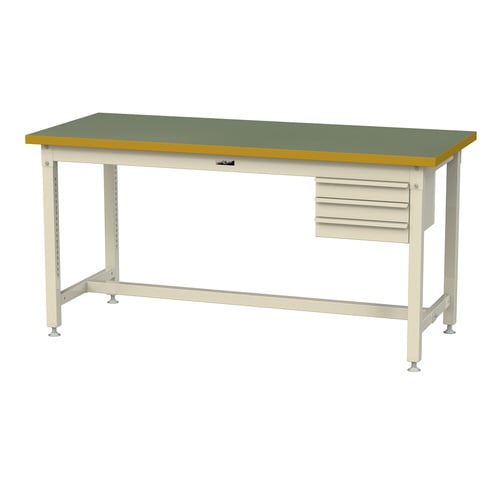 作業台3段引出SSRH1875GI+S3IV塩ビ