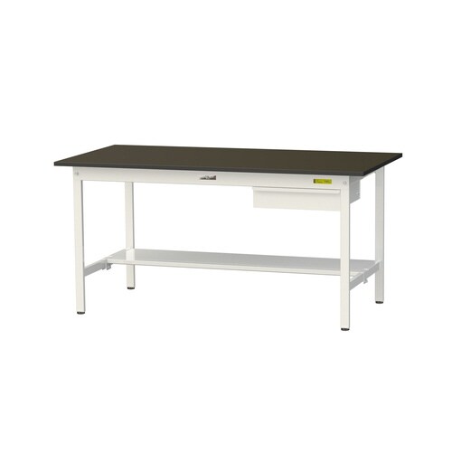 実験台引出付 SLM1575UTBRWメラミン