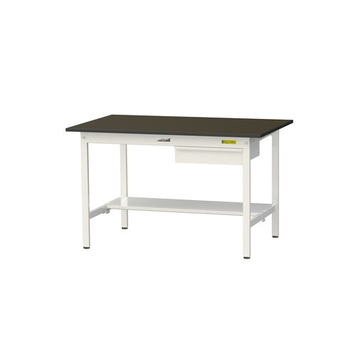 実験台引出付 SLM1275UTBRWメラミン