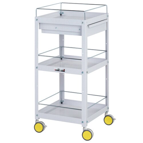 色彩ワゴン3段CWCLFC−3−YE引出コボレ止