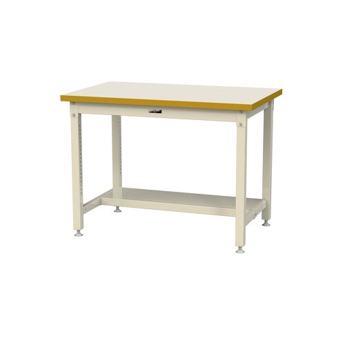 作業台固定式SSMH1275TII半面棚付メラミン