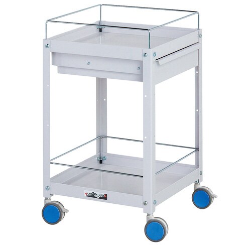 色彩ワゴン2段CWCLFC−2−BL引出コボレ止