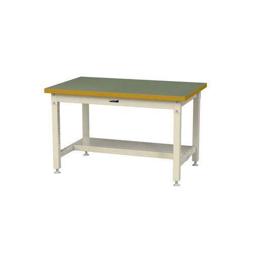 作業台固定式 SSR−1275T−GI半面棚付塩ビ