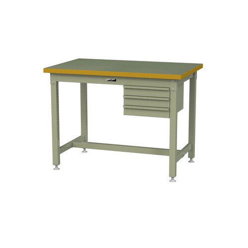 作業台3段引出SSRH1275GG+S3G塩ビ