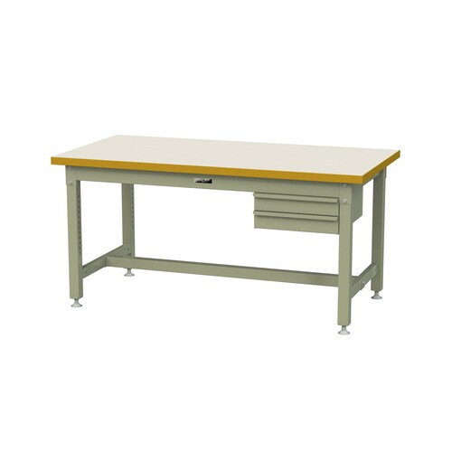 作業台2段引出SSM1575IG+S2Gメラミン