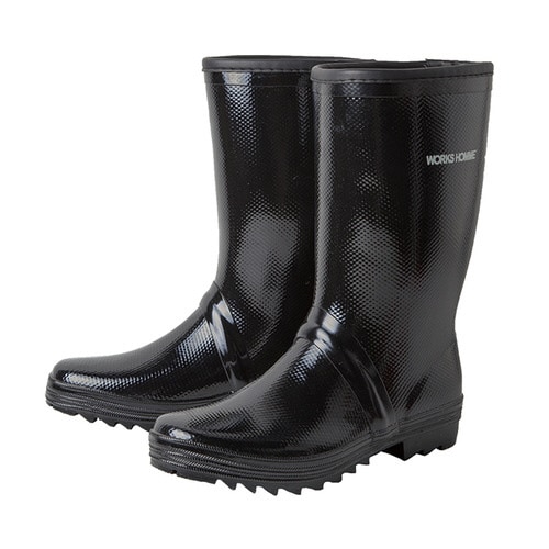 サンドイッチゴム長靴 WH600 黒 28.0c