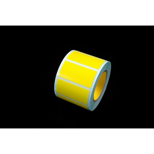 パステルカラーラベル ロールタイプイエロー