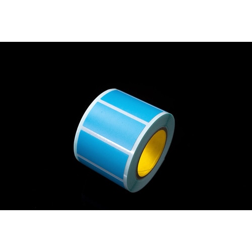 パステルカラーラベル ロールタイプ ブルー