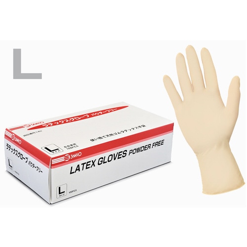 ラテックスグローブパウダーフリー