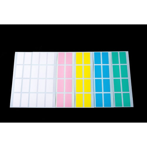 パステルカラーラベル シートタイプ5色ミックス)