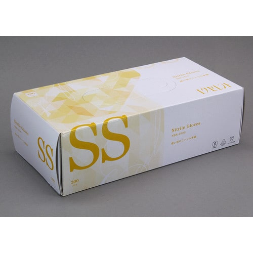 エクセレントニトリル手袋 NBR−2600 (SS