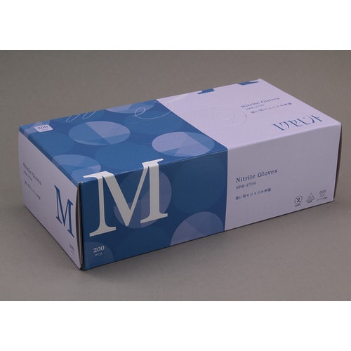 エクセレントニトリル手袋 NBR−2700 (M)