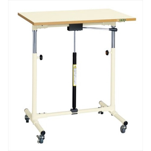 軽量セルワーク作業台(移動式・ガスバネ式)