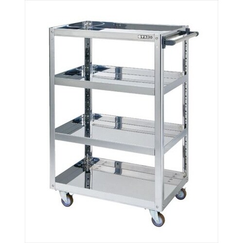 ステンレススーパーワゴン(自在4)