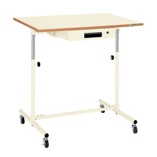 軽量セルワーク作業台(移動式・キャビネット付)