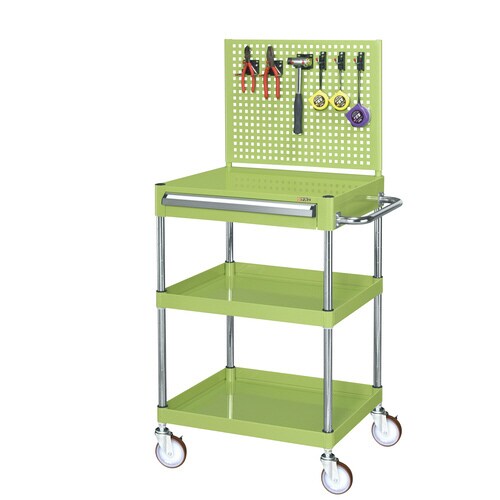 CSパールワゴン(引出し・上部パンチングパネル付)