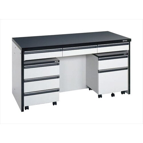 サイド実験台(キャビネットワゴン2台・引出し付)