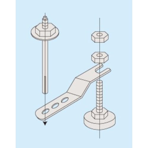ステンレスオプション固定金具(床タイプ)