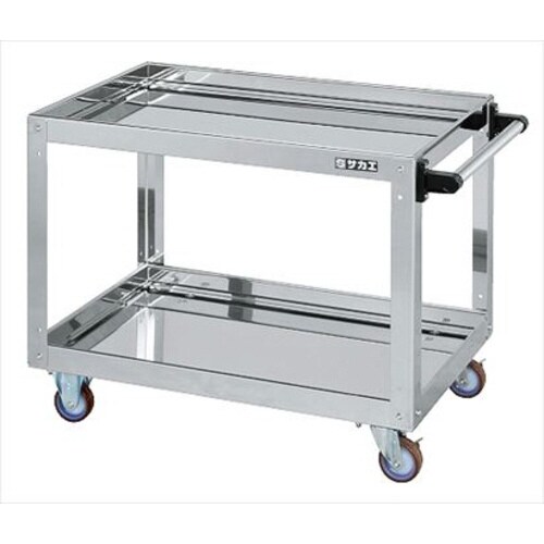 ステンレスCSスーパーワゴン(自在4)