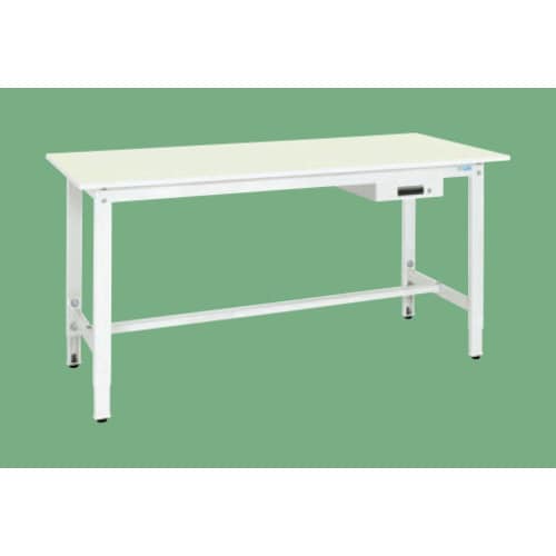 高さ調整作業台(抗ウイルス天板・キャビネット付)