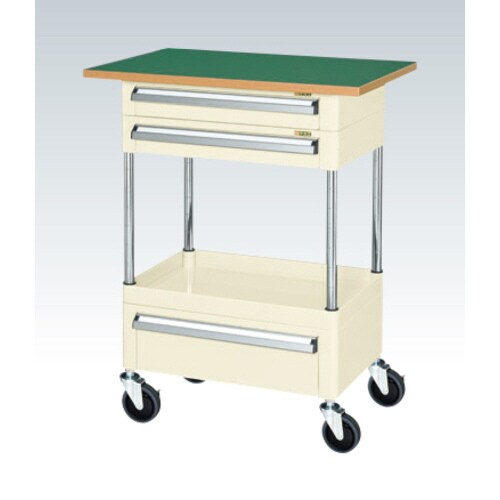 CSパールワゴン(中量タイプ・引出し・天板付)