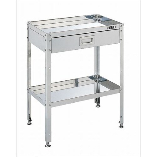 ステンレススペシャルワゴン(固定式・引出し付)