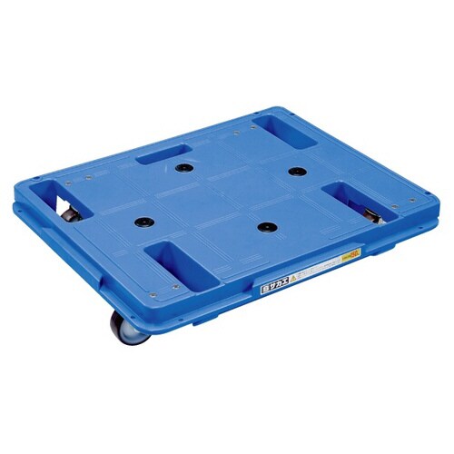 樹脂台車(スタッキング・連結仕様)4輪自在タイプ