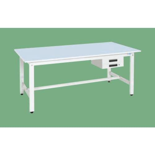 軽量作業台(抗ウイルス天板・キャビネット1段付)