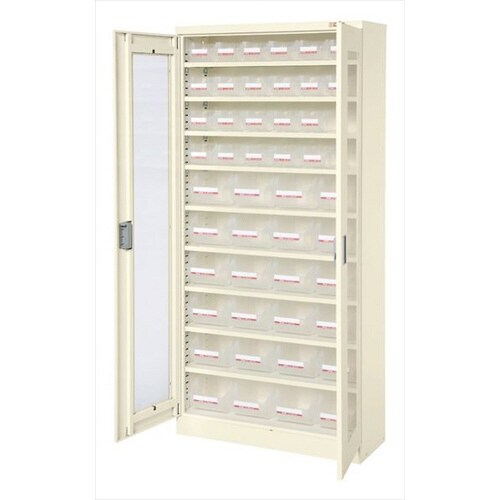 コンテナラックケース(パーツボックス・扉付)