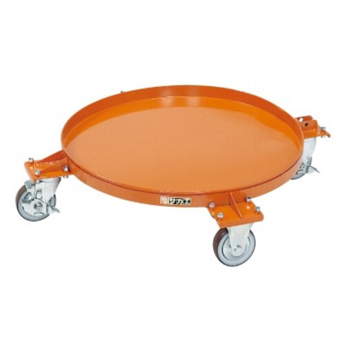 円形ドラム台車(受皿付タイプ)