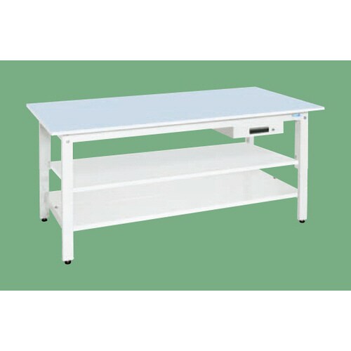 軽量作業台(抗菌・抗ウイルス天板・中棚中板付)