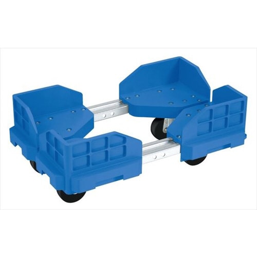 伸縮式樹脂台車(スタッキング・連結仕様・ゴム車)