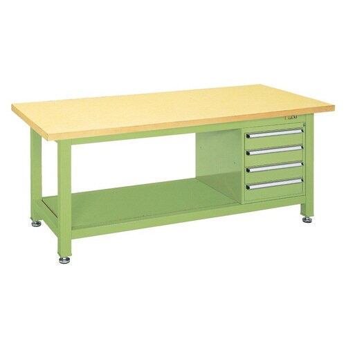 超重量作業台Wタイプ(キャビネットW−4N付)