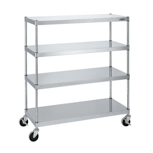 ステンレスニューパールラックワゴン(移動式)
